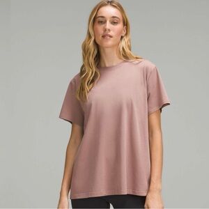 Lululemon All Yours Cotton T-Shirt Twilight Rose